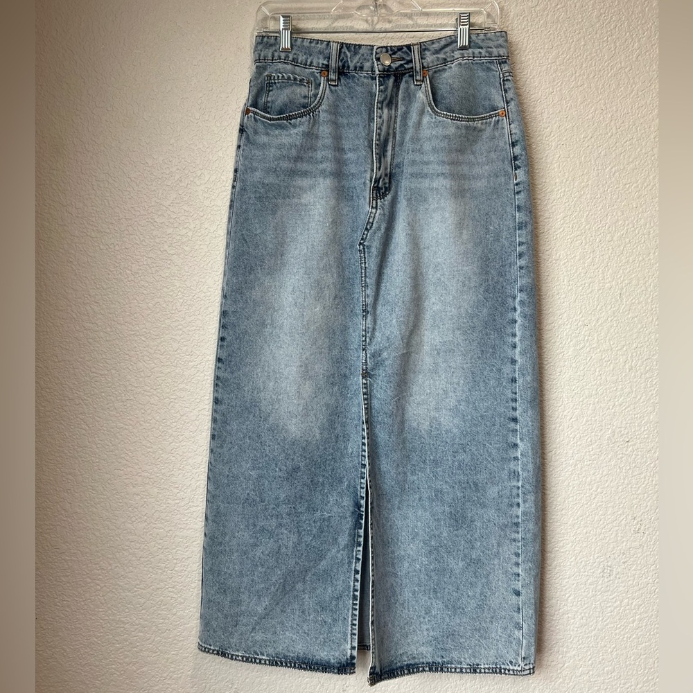 NWT Blank NYC Denim Maxi Skirt, 27